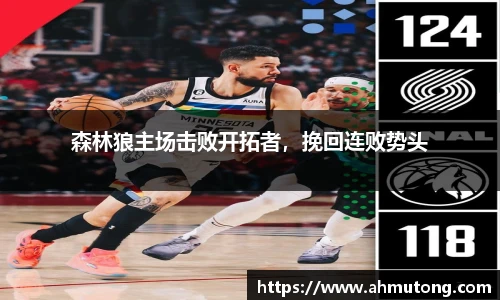 森林狼主场击败开拓者，挽回连败势头